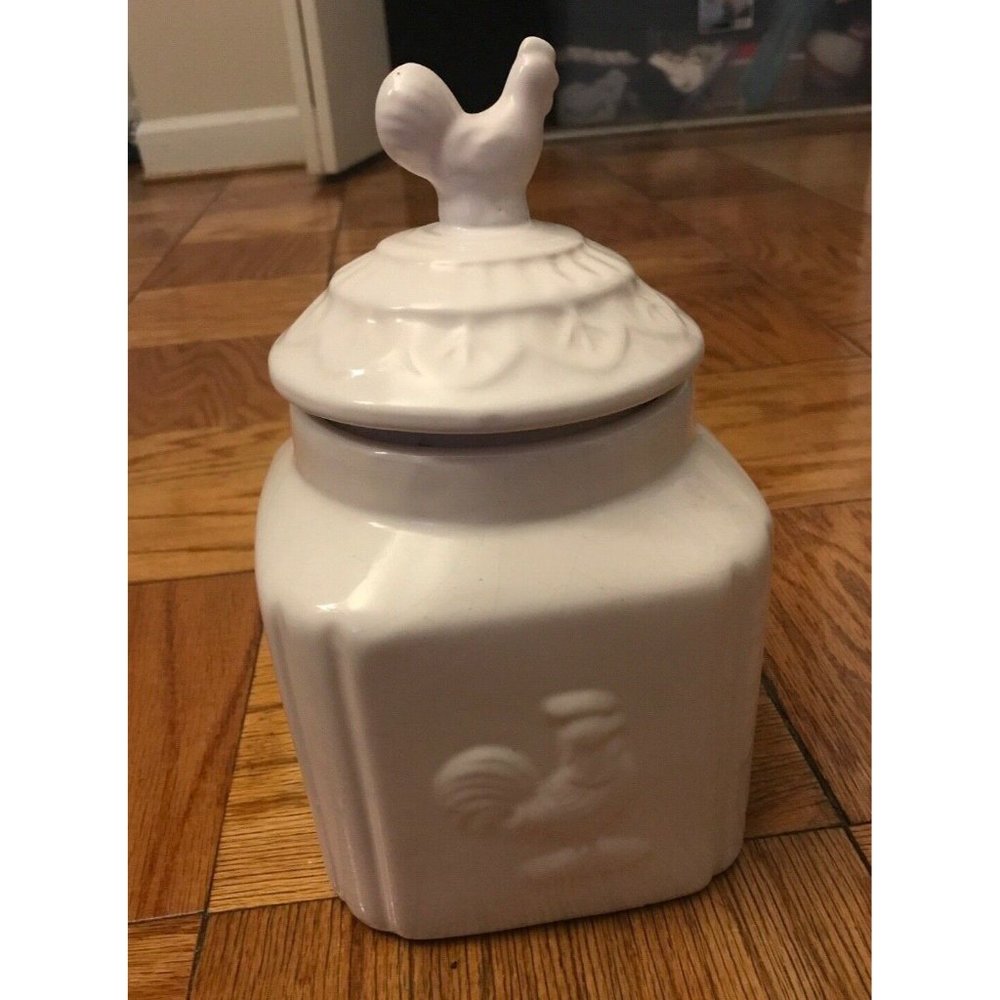 LA DOLCE VITA - HOME ESSENTIALS~ TURINO COLLECTIONS ~ "ROOSTER" CANISTER CERAMIC